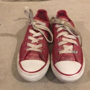 Converse CTAS Kid Sparkle Low - Raspberry